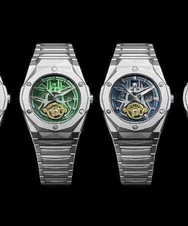 Luxury automatic mechanical watch for men, stainless steel, skeleton dial, waterproof, analog, business casual, Pakistan